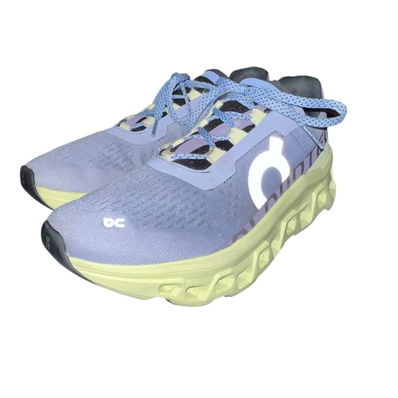 ON Running CloudTec Lavender and Lime Shoes - Picture 3 of 7